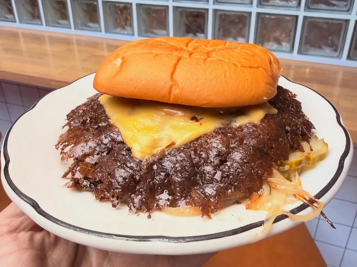 Bad Jimmy's smashburger and fries in Phoenix