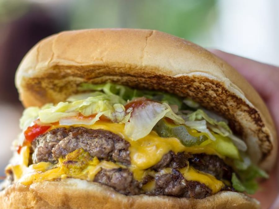 HiHo Cheeseburger Santa Monica burger and fries