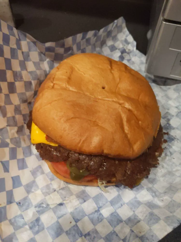 Grandpa's Burger Haven walk-up window on South Federal Boulevard