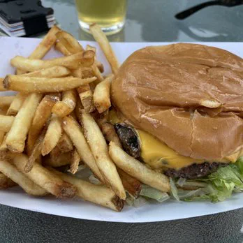 BWB Shakes Ravinia District takeout window and burger service