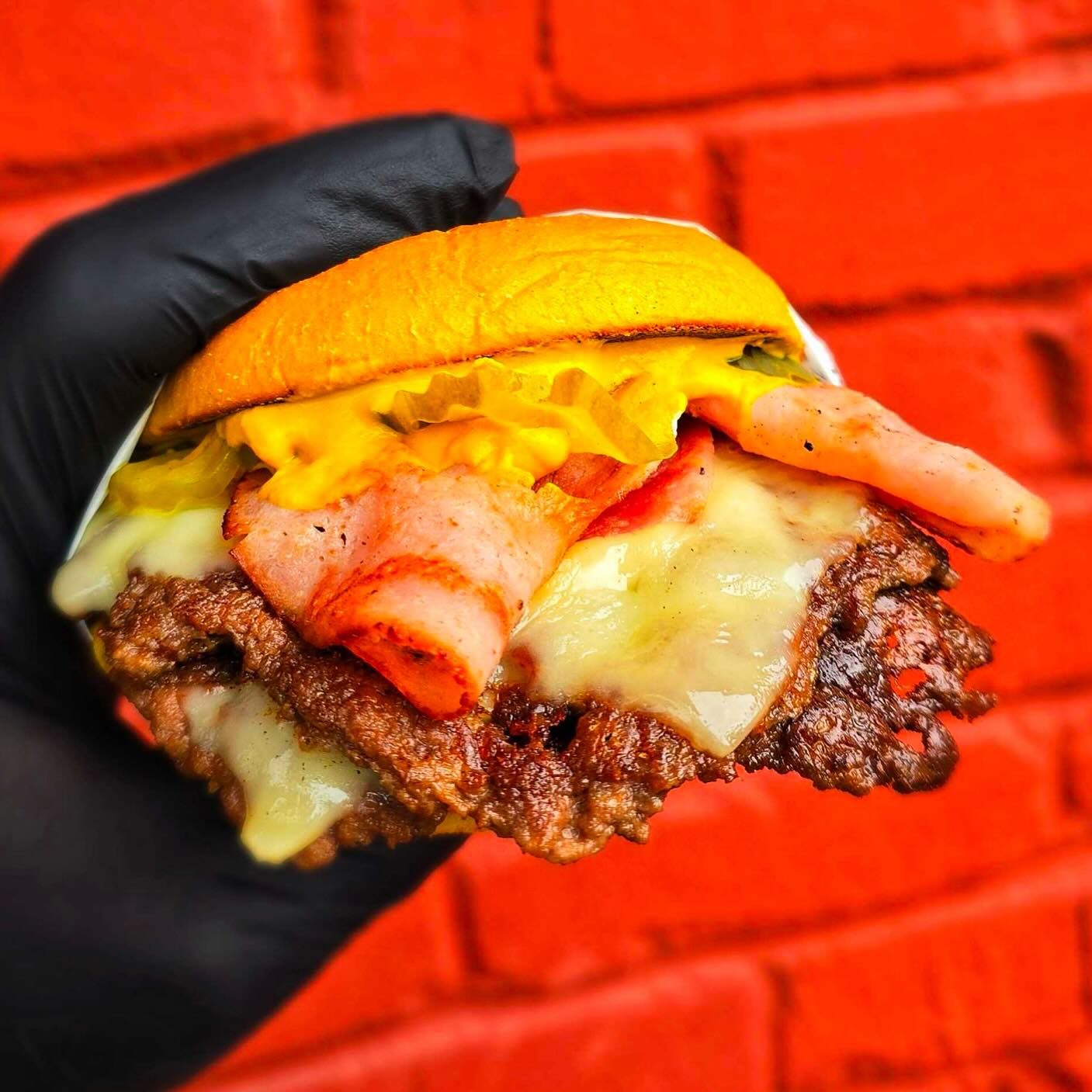MidCity SmashedBurger at Portland food cart
