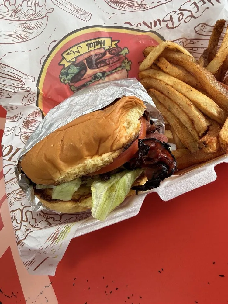 901 Smash Burgers bacon smashburger with seasoned fries