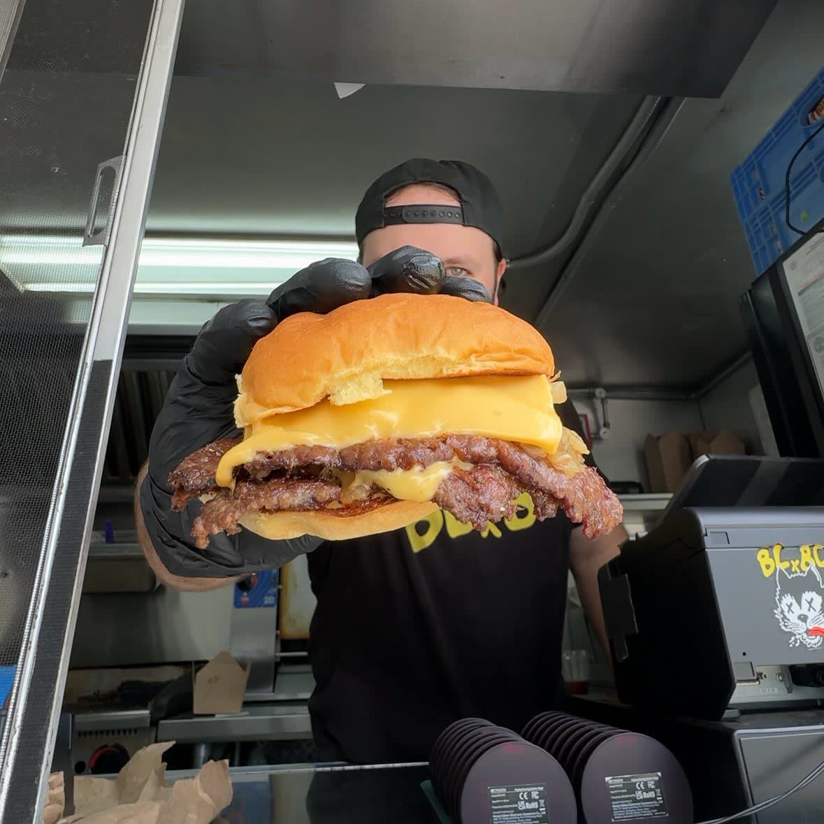 Bad Luck Burger Club smashburger profile