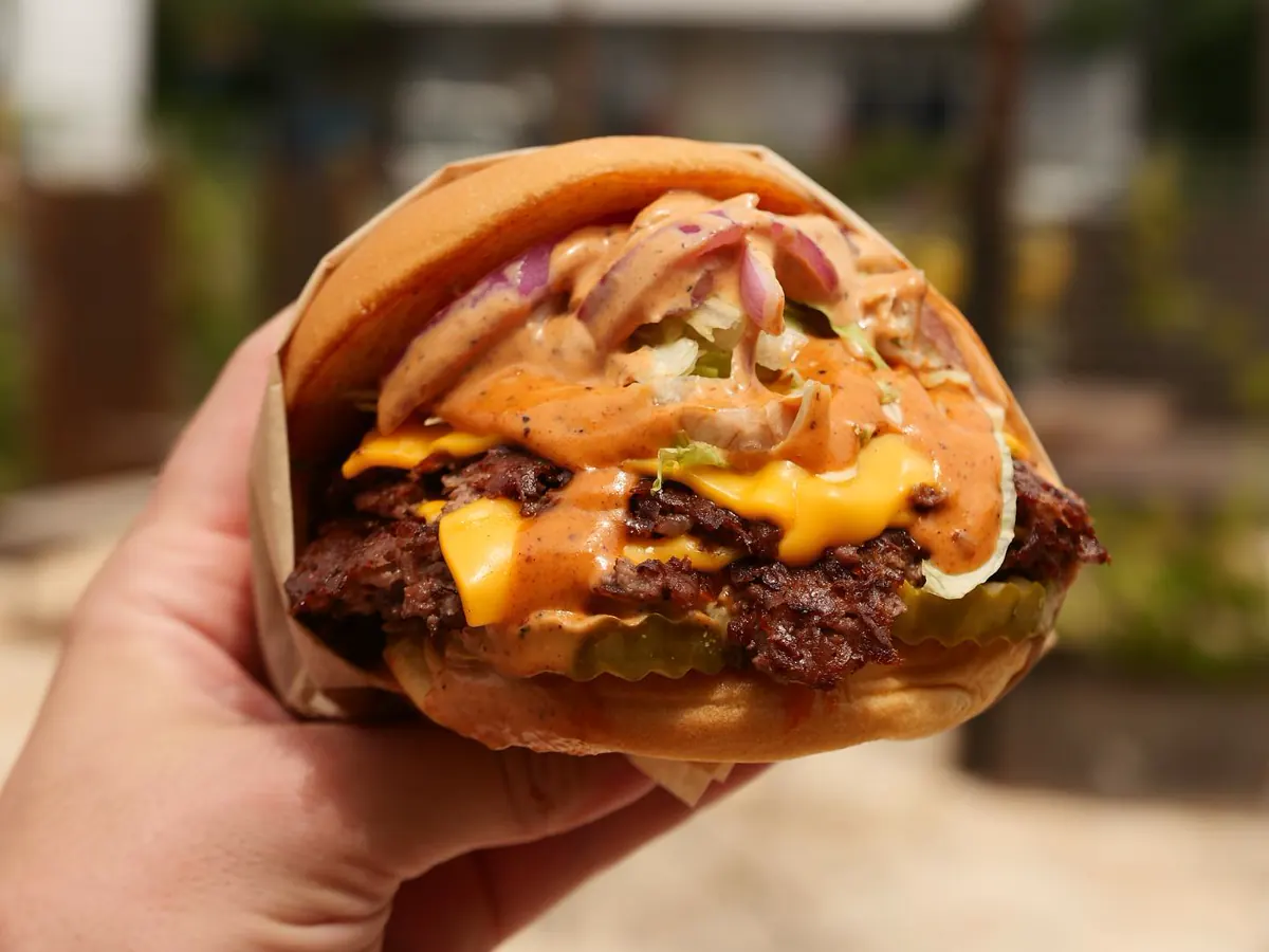 Golden Burger served late night at Golden Tiger in Austin
