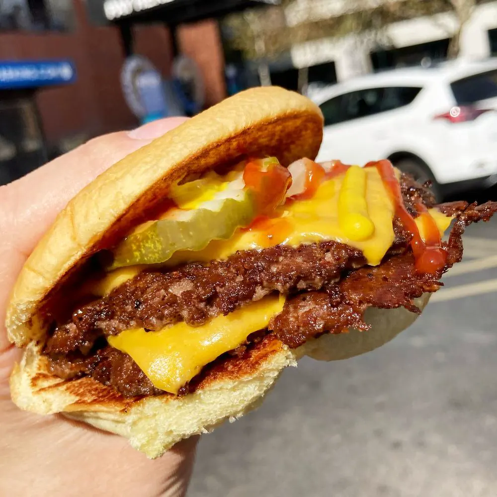 Jalapeno Burger at Hotline Burger, Energy Corridor Houston
