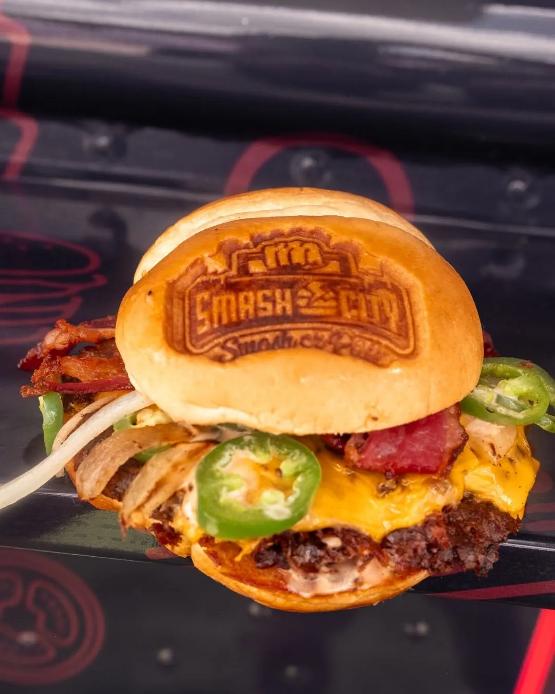 Smash City jalapeño smashburger